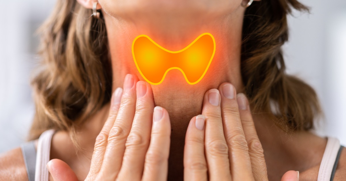 thyroid gland salivary disease woman